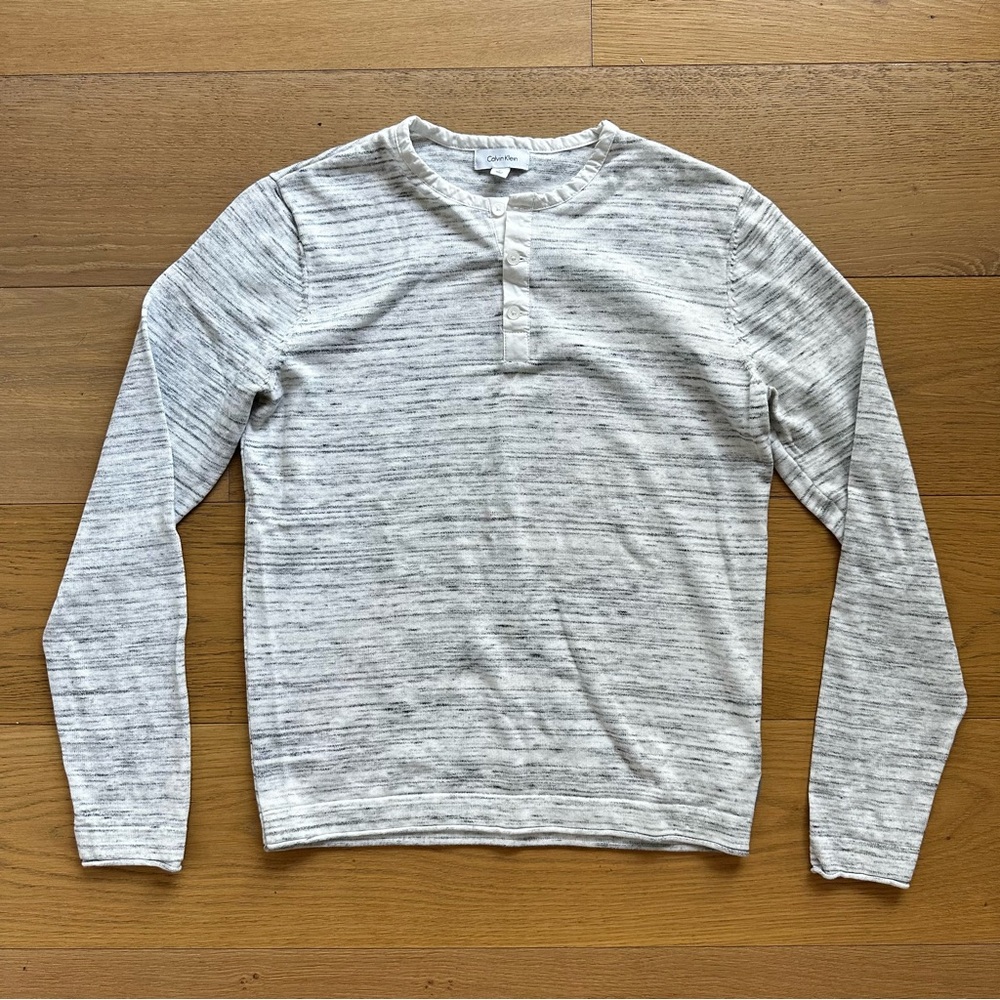 Calvin Klein Gray Long Sleeve Shirt, NWOT